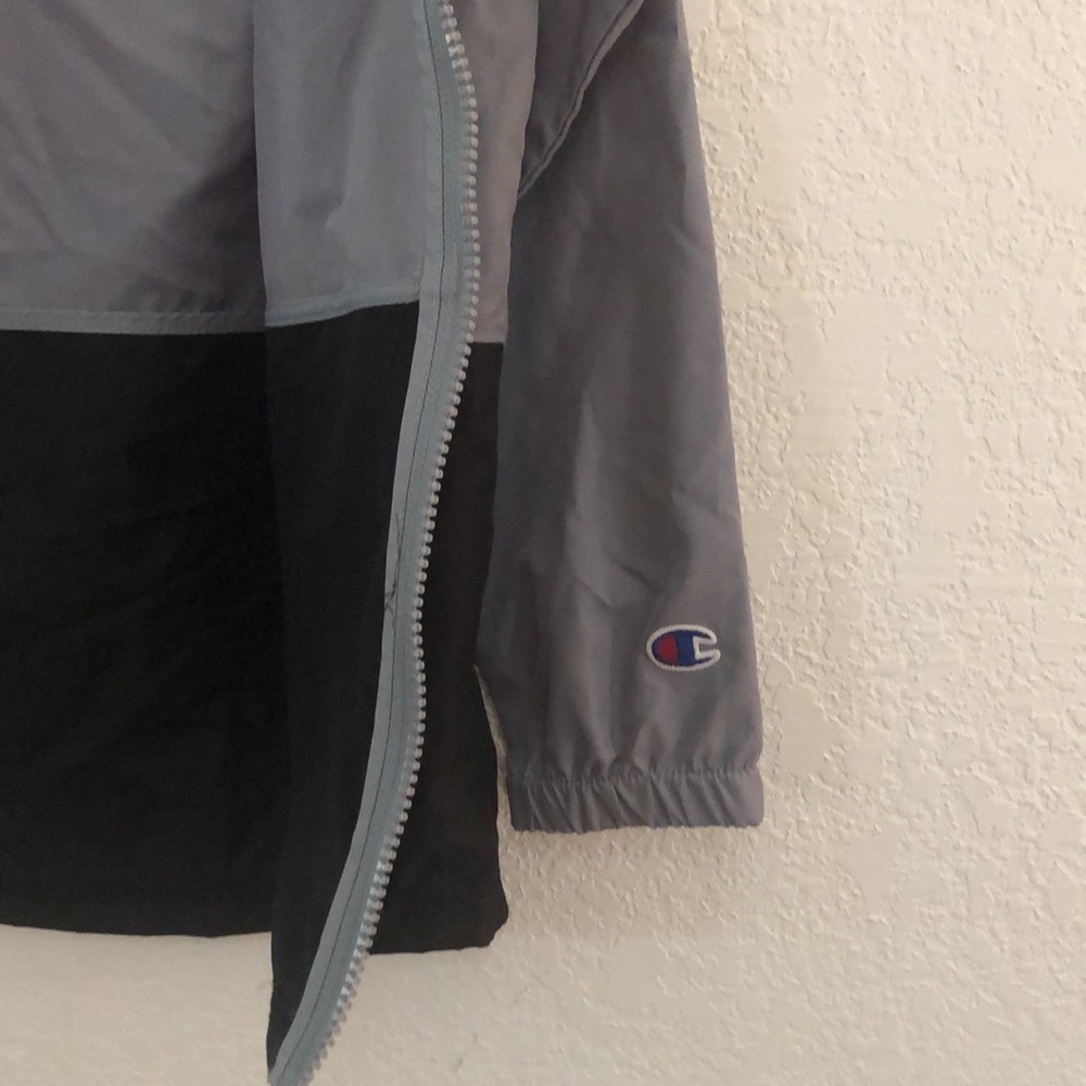 Champion Big Boys Colorblock Logo Windbreaker Jacket - Picture 7 of 10
